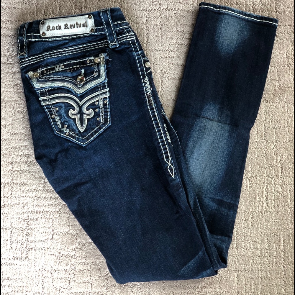 Rock revival dark skinny